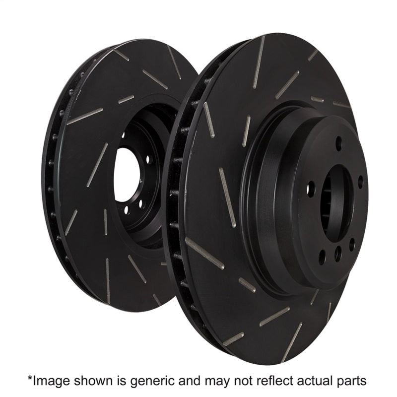 EBC 01 07 Acura RSX 2.0L (Excl Type S) USR Slotted Front Brake Rotors - High Performance Drifting & Track Racing Upgrade for Improved Stopping Power