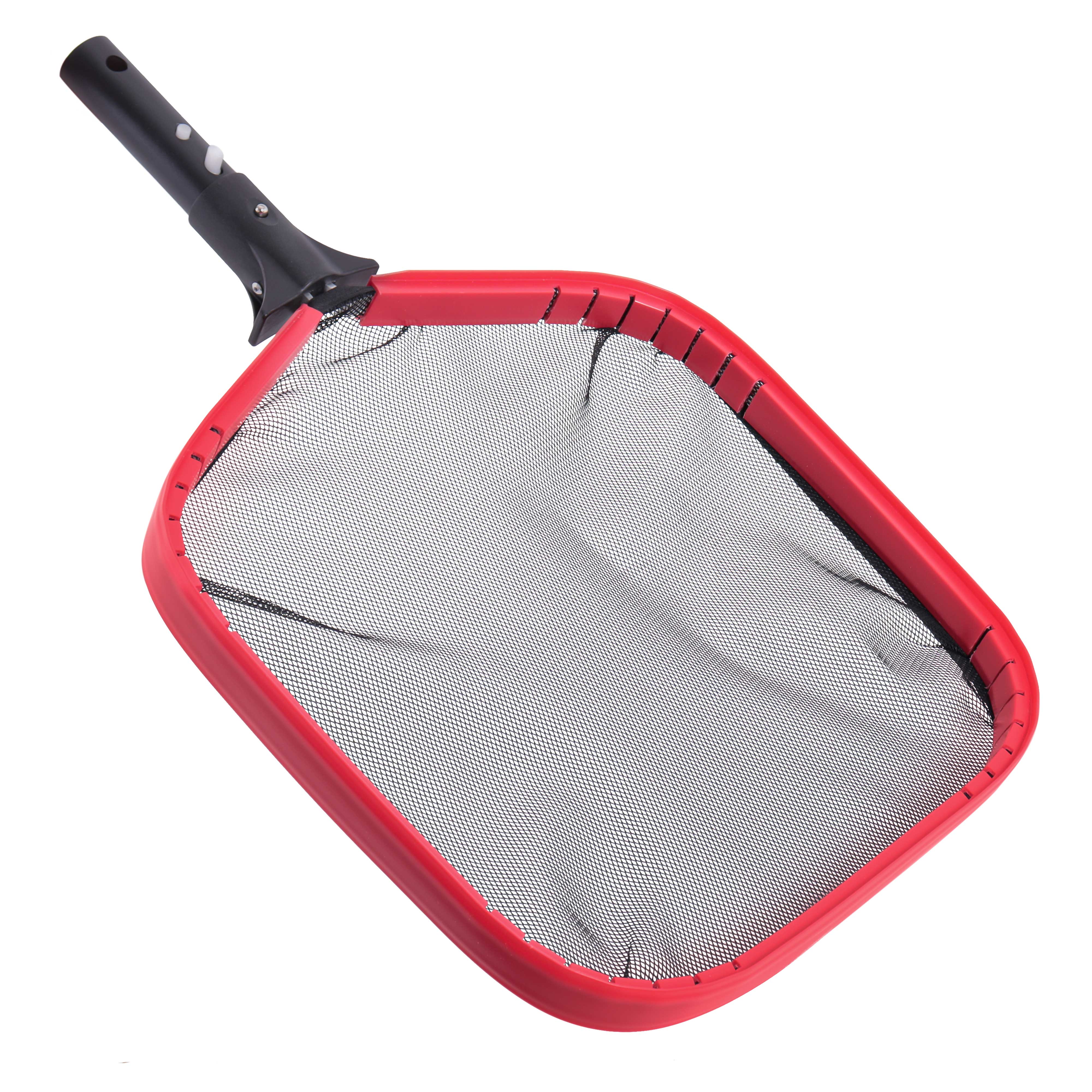 U.S. Pool Supply® Professional 14-Inch Swimming Pool Leaf Skimmer Net - Heavy Duty Aluminum Frame for Fast Cleaning & Easy Debris Removal - Perfect for In-Ground & Above Ground Pools