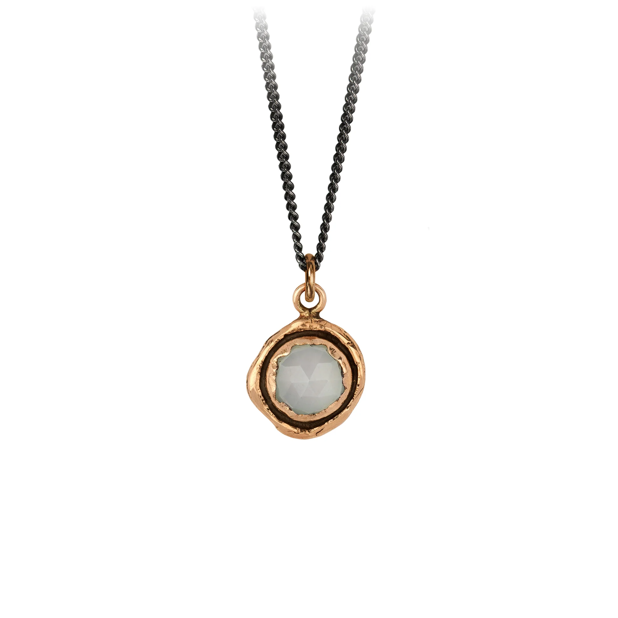 Faceted Stone Talisman Necklace - Natural Gemstone Pendant for Protection & Good Luck - Perfect for Spiritual Healing, Meditation & Energy Balancing