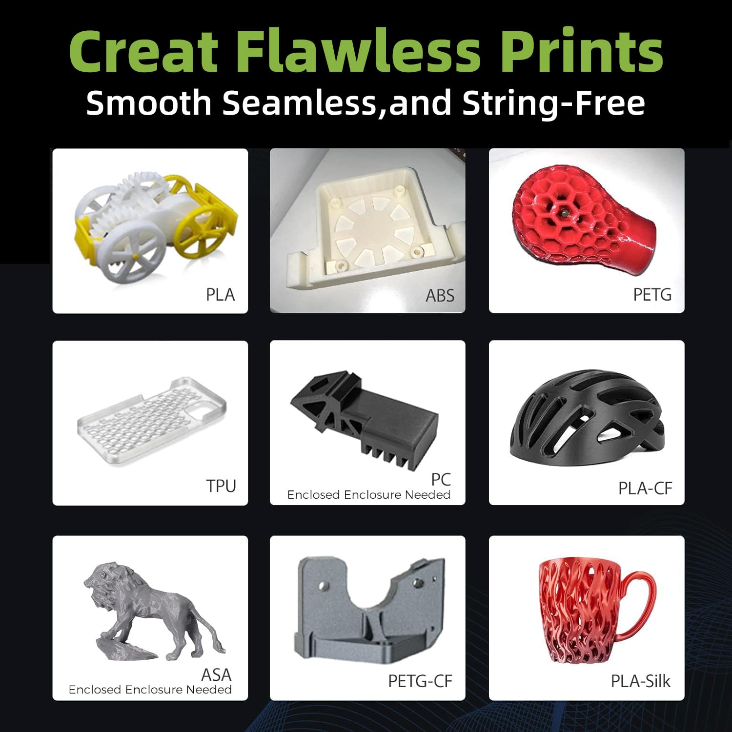 Flsun V400 High-Speed Delta 3D Printer - 600mm/s Printing Speed, All Metal Direct Drive Extruder, 300℃ High-Temp Nozzle, 11.8