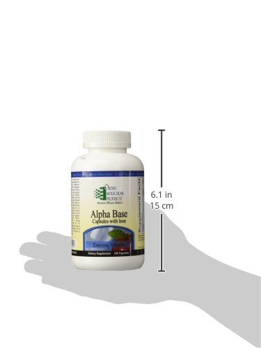 Ortho Molecular Products Alpha Base Multivitamin Capsules with Iron - 240 Count for Daily Energy & Immune Support - Perfect for Active Lifestyles & Nutritional Supplementation