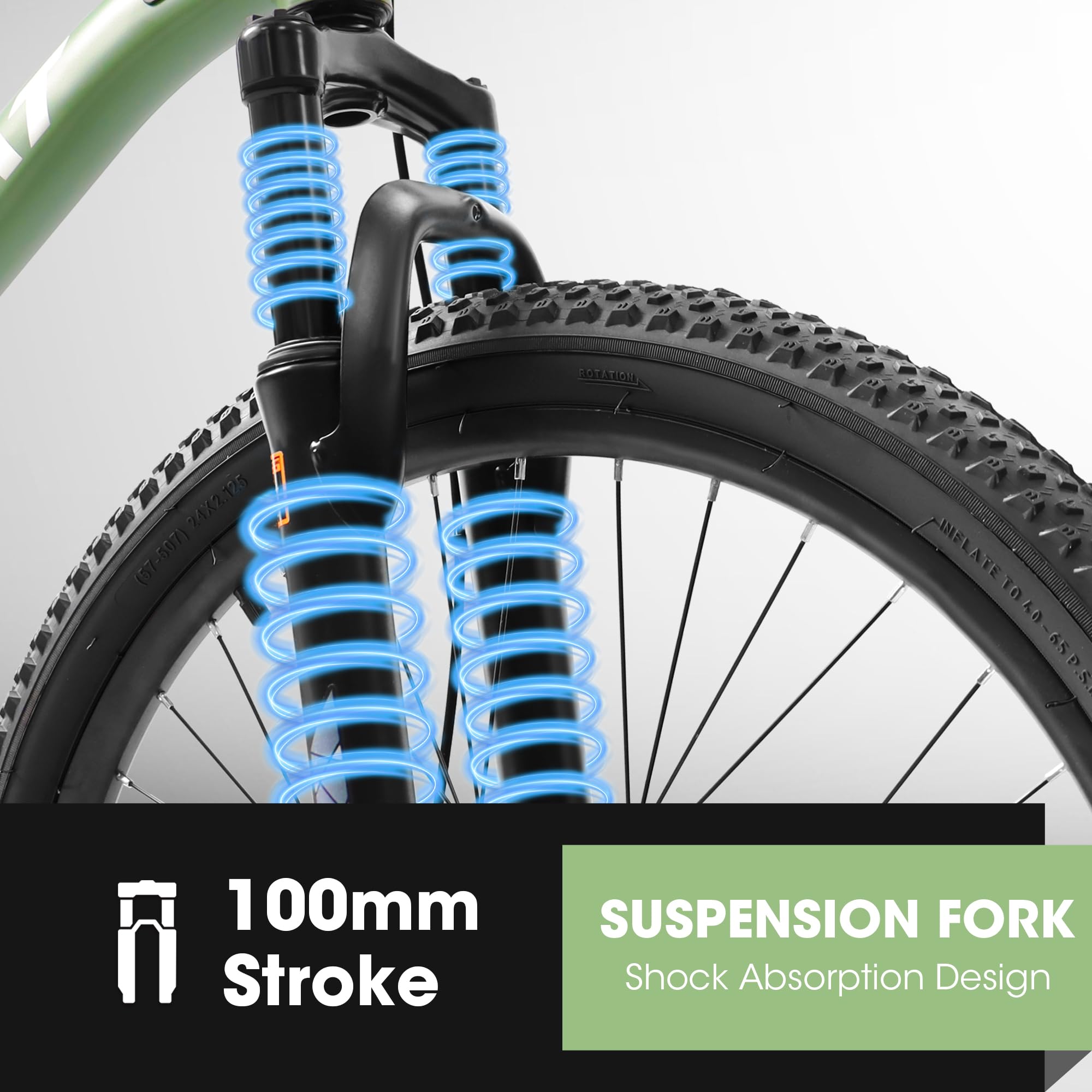 **20/24/26 Inch Kids Mountain Bike - 7/21 Speed Bicycle for Boys & Girls, Teens & Students - Perfect for School Commute, Birthday Gifts & Outdoor Adventures**