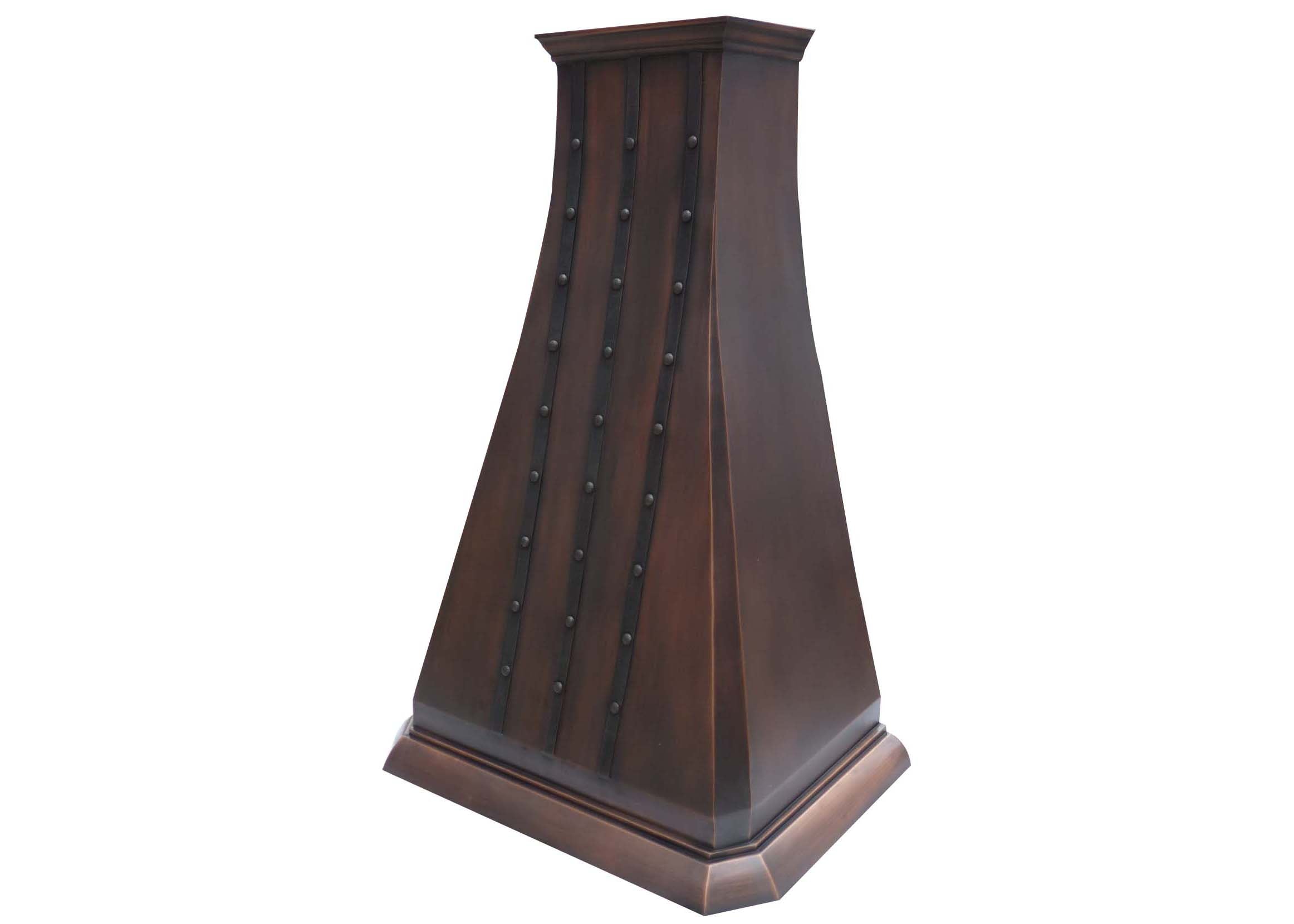 Copper Fireplace Hood Canopy CT C15 - Elegant Copper Fireplace Cover for Home Decor, Rustic & Modern Fireplace Protection (Perfect for Living Room, Patio, or Outdoor Fireplace)