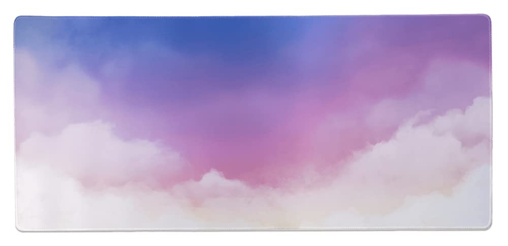 Pastel Clouds XL Extended Gaming Mouse Pad & Desk Mat - 35.4