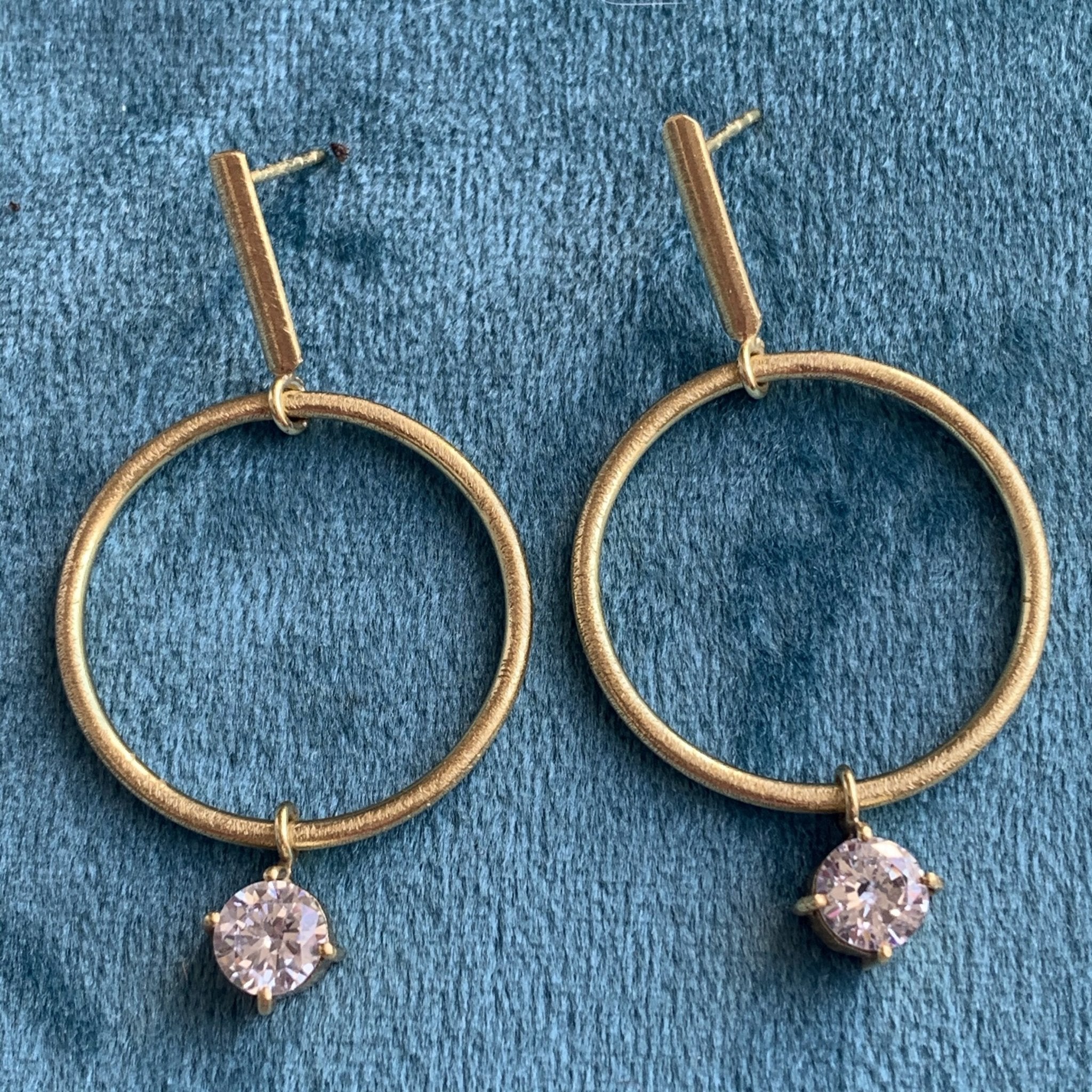 Shiny Quartz Gemstone Designer Earrings for Women - Elegant & Durable Jewelry for Parties, Weddings & Everyday Wear