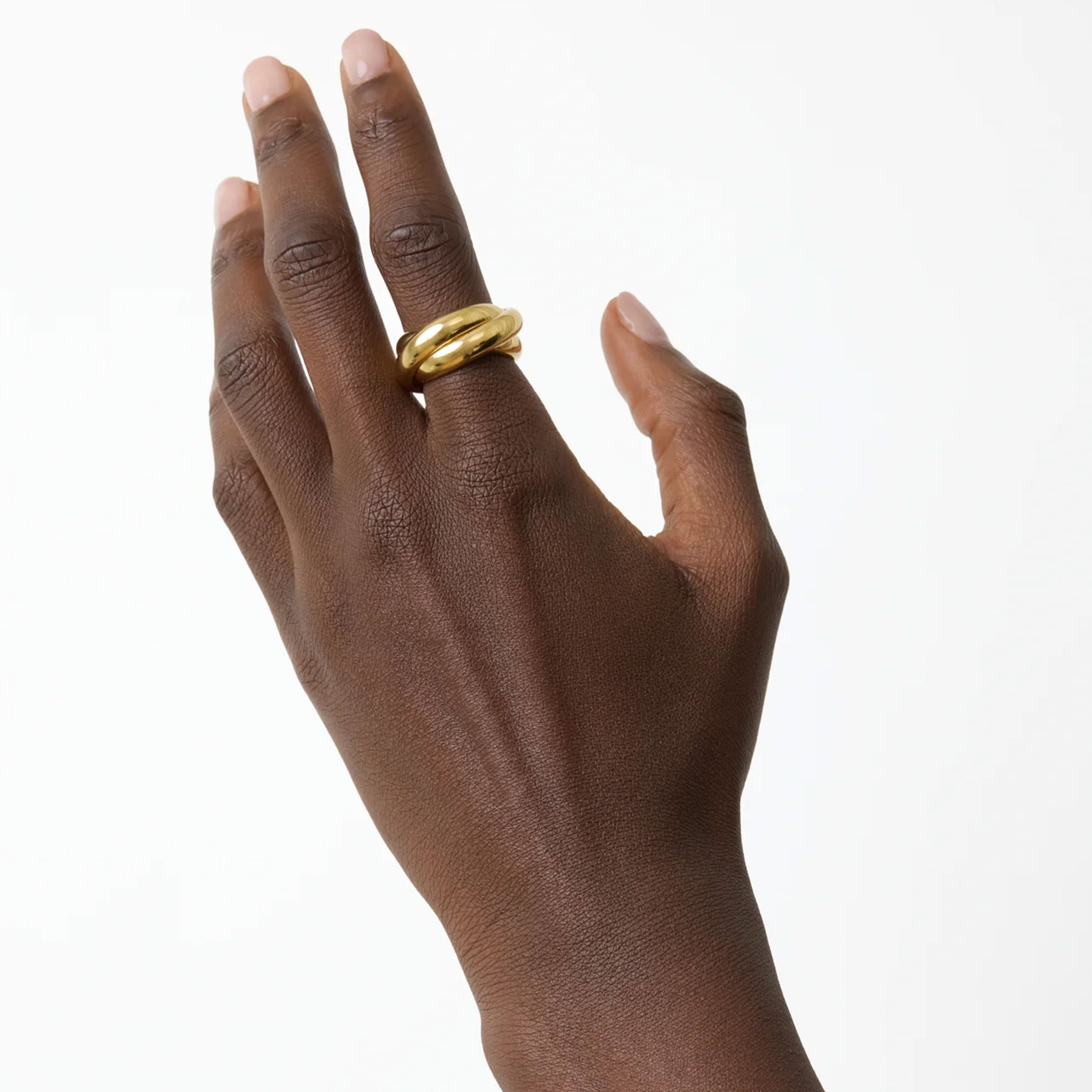 Sofie Gold Ring for Women - Elegant 14K Solid Gold Minimalist Band Ring - Perfect for Everyday Wear, Gift Giving & Special Occasions