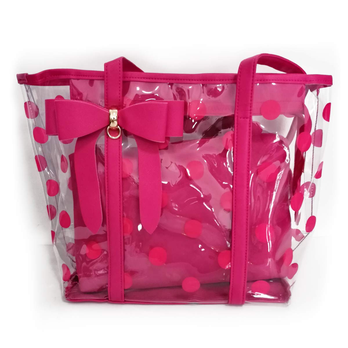 Stylish Clear Tote Bags for Women - Versatile Transparent Shoulder Bag, Handbag & Beach Bag - Perfect for Shopping, Travel, Gym & Daily Essentials