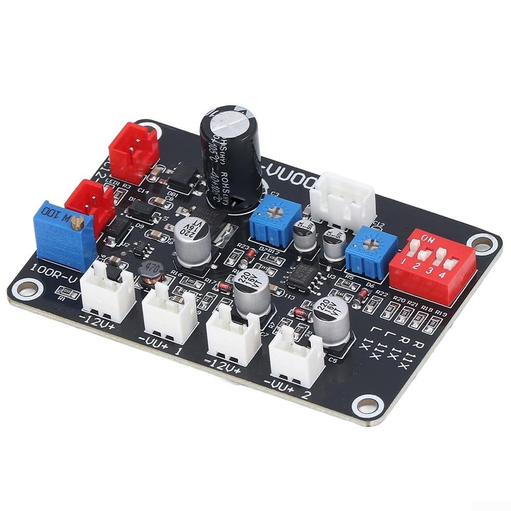 HEBEOT TS VU003 VU Meter Driver Board with Adjustable Backlight - Intelligent Dark Mode Control for Audio Equipment & DIY Electronics Projects - Perfect for Home Studios, DJ Setups, and Sound System Installations
