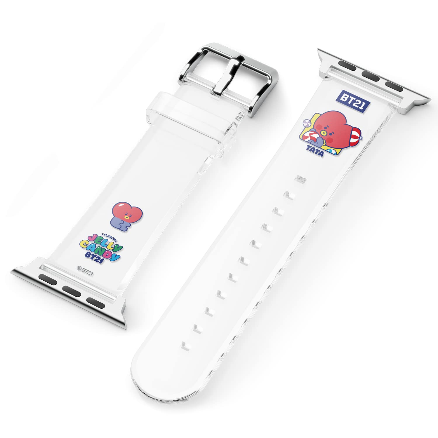 elago BT21 Apple Watch Band Compatible with 38mm 40mm 41mm - Soft Protective Strap for iWatch Series 8/SE2/7/6/SE/5/4/3/2/1 [Official Licensed Merchandise] - Perfect for K-Pop Fans, Daily Wear & Workout