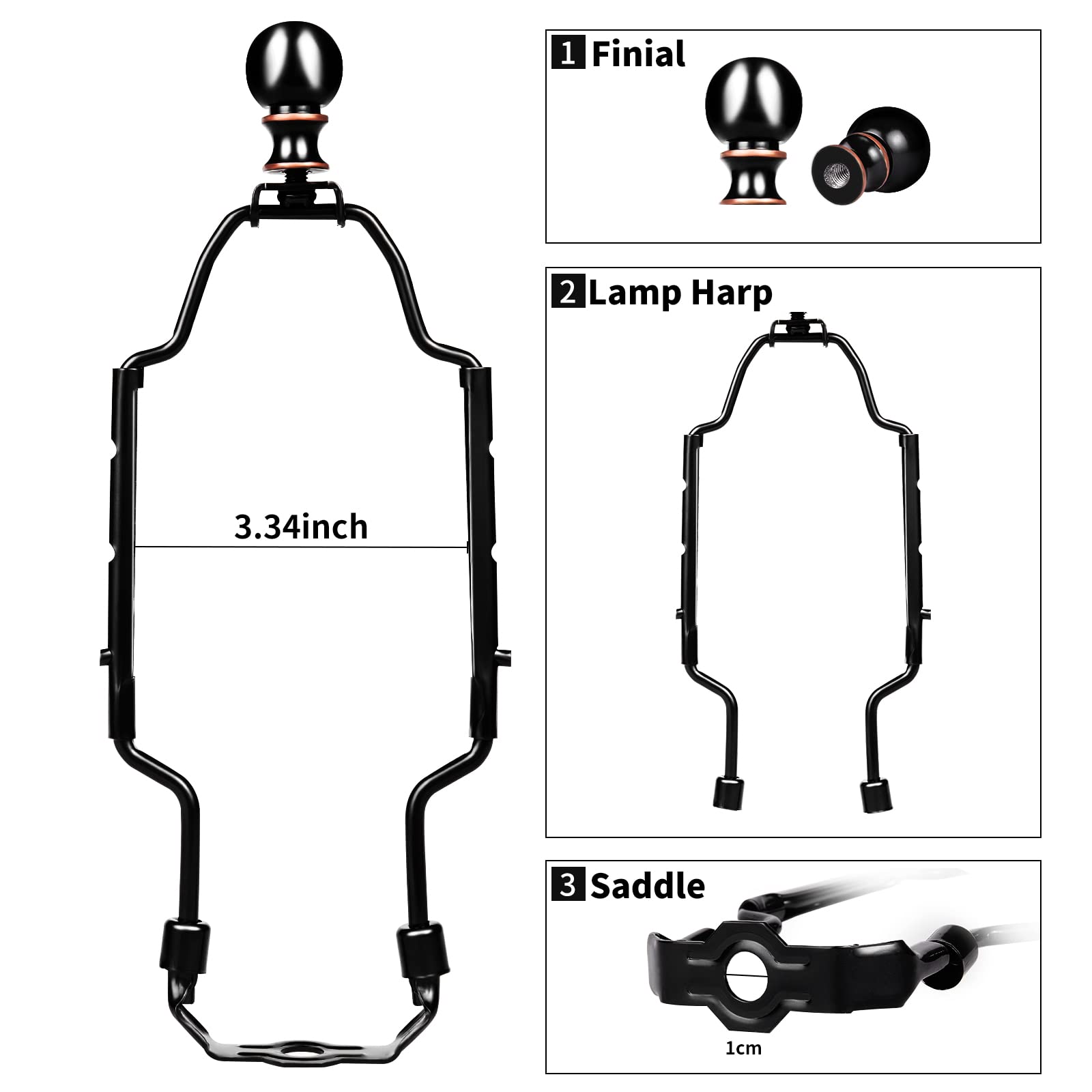 Premium Lamp Shade Holder Kit - 3/8