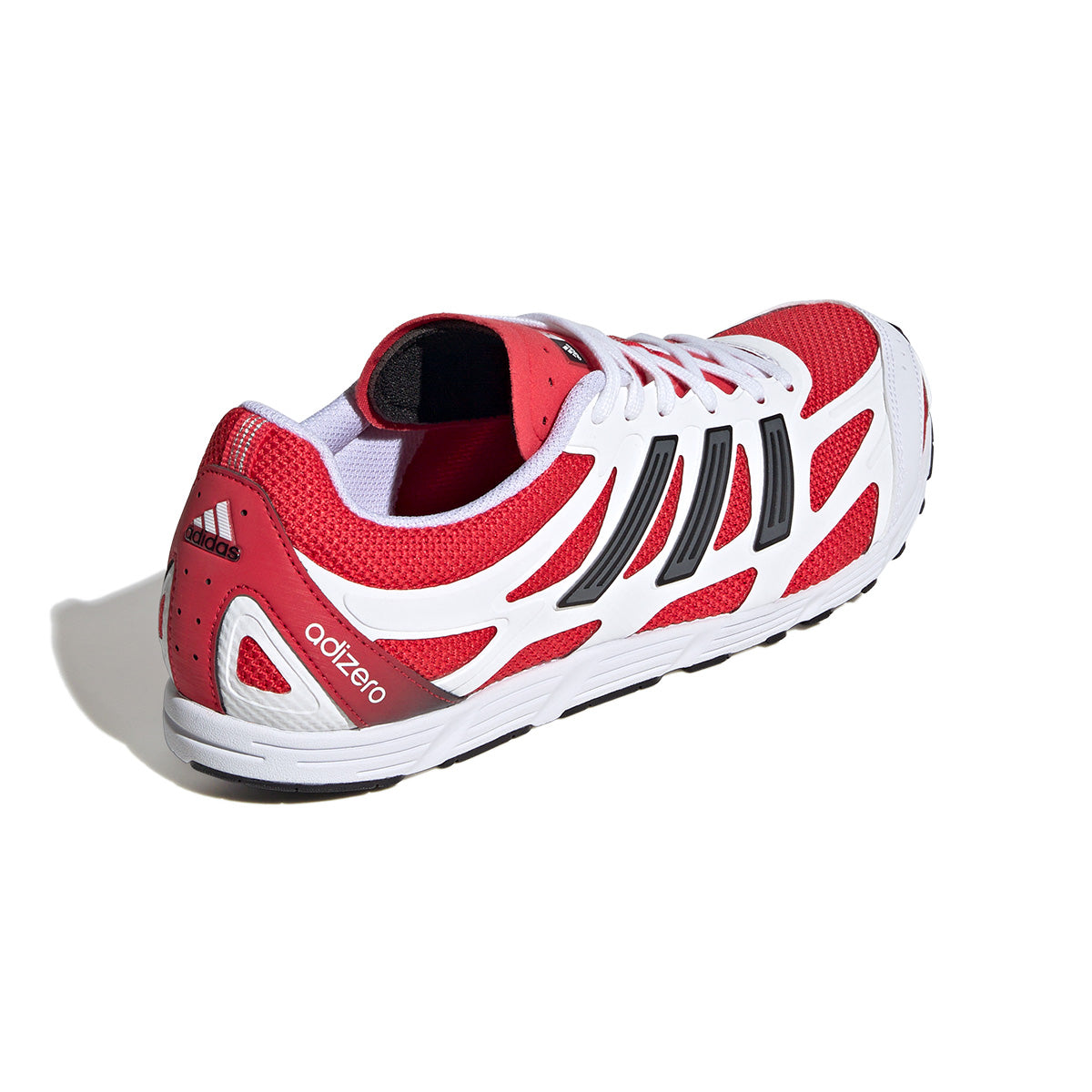 Adidas Adizero PR Running Shoes - Cloud White & Pure Ruby Colorway | Lightweight & Breathable for Men & Women | Perfect for Marathon Training & Road Running