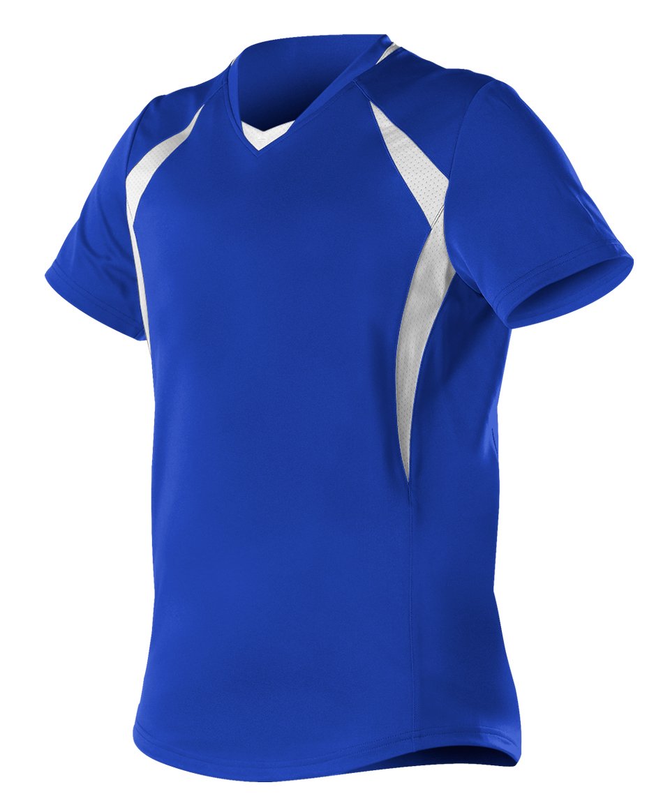 Alleson Athletic Girls Plaited Knit Fast Pitch Softball Jersey - Breathable & Comfortable Youth Baseball Uniform for Games & Practice