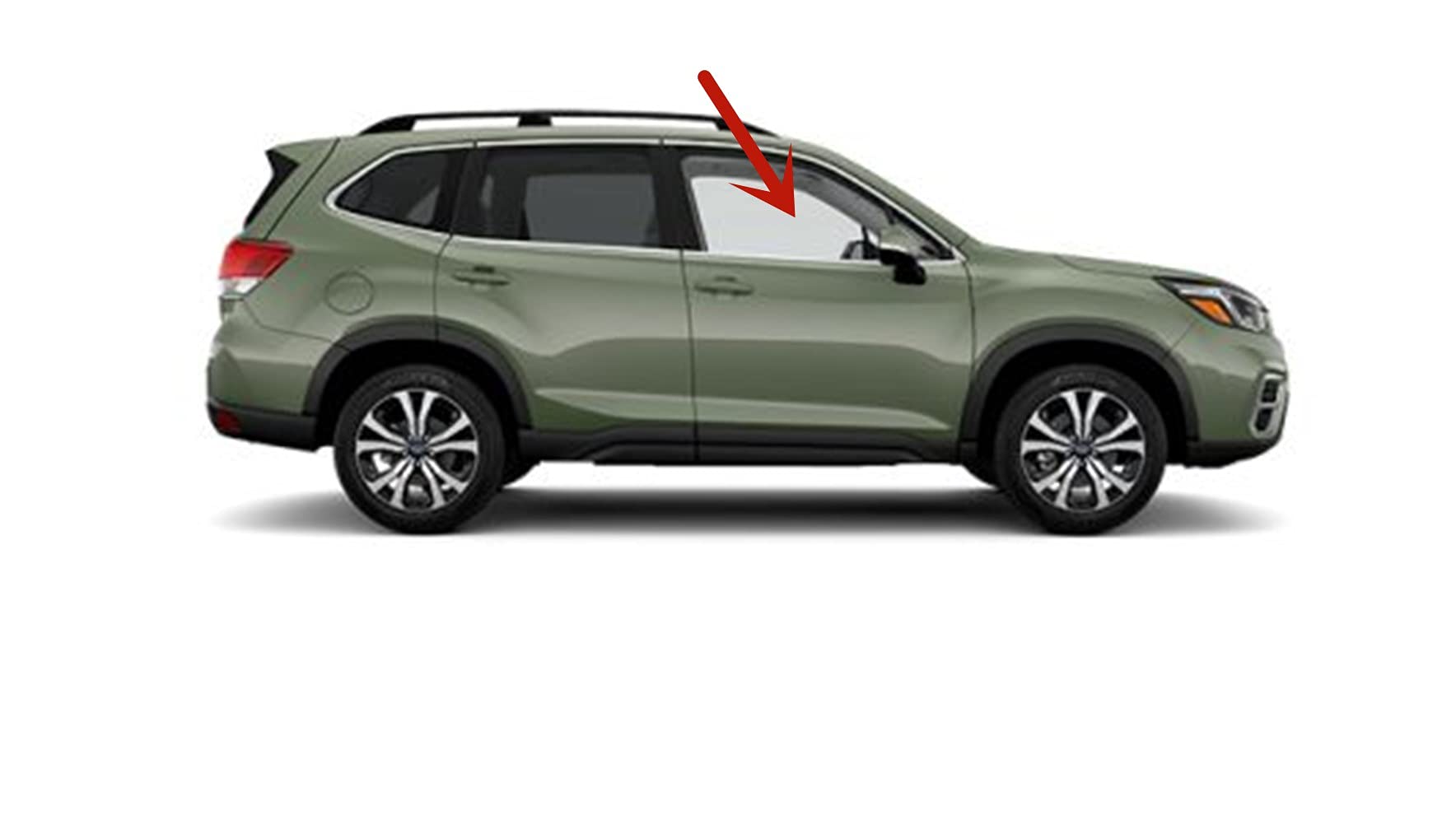 **Passenger Side Front Door Window Glass Replacement for Subaru Forester 2019-2024 - Perfect Fit, OEM Quality - Ideal for Car Repairs & Auto Glass Replacement**