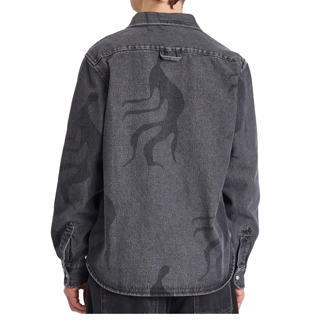 THE STALKERS SHIRT WASHED GREY - Premium Vintage Washed Grey T-Shirt for Men | Casual Streetwear, Urban Fashion, Everyday Wear