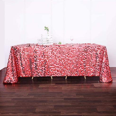 Premium Sequin Rectangle Tablecloth 90