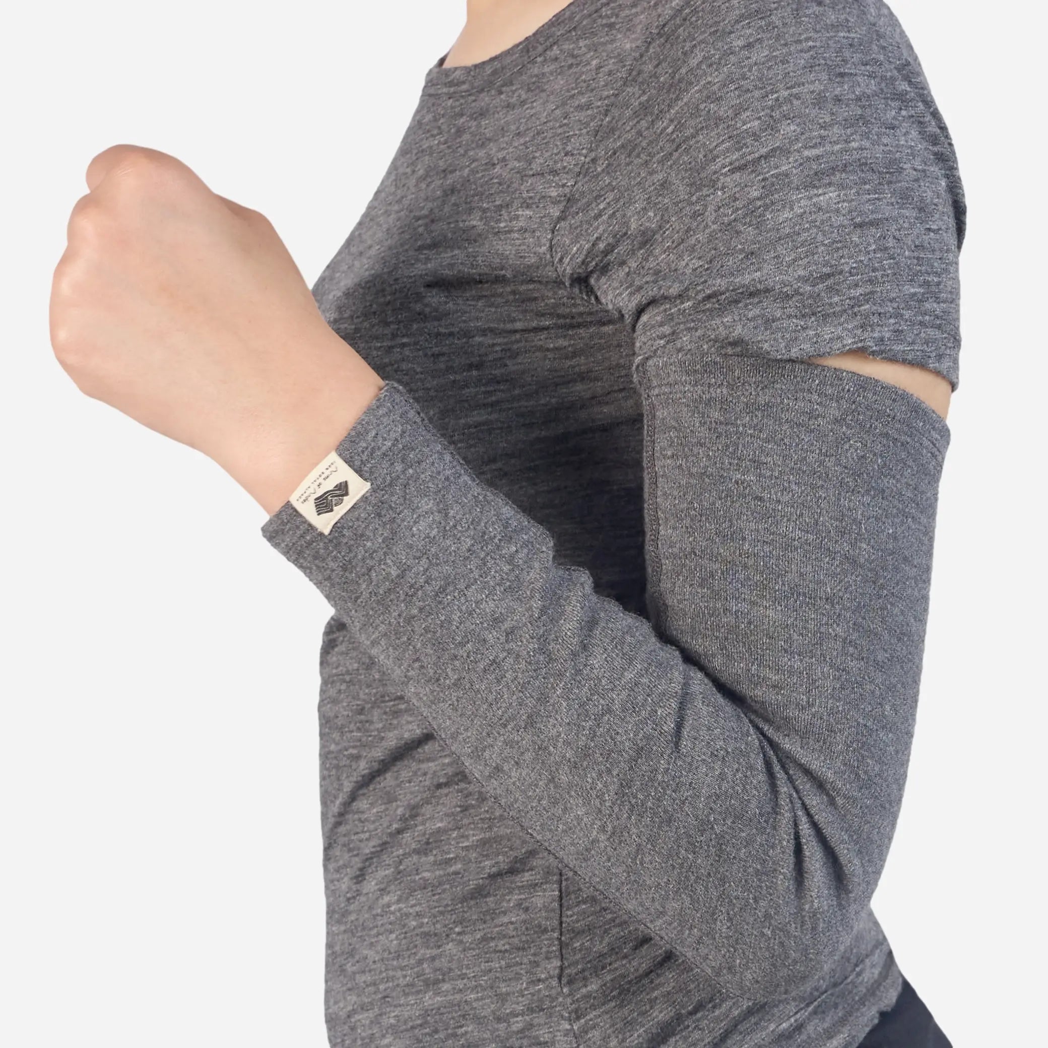 Alpaca Wool Arm Sleeves for Men & Women - 420 Midweight Thermal Compression Sleeves for Outdoor Sports, Running, Cycling & Cold Weather Protection