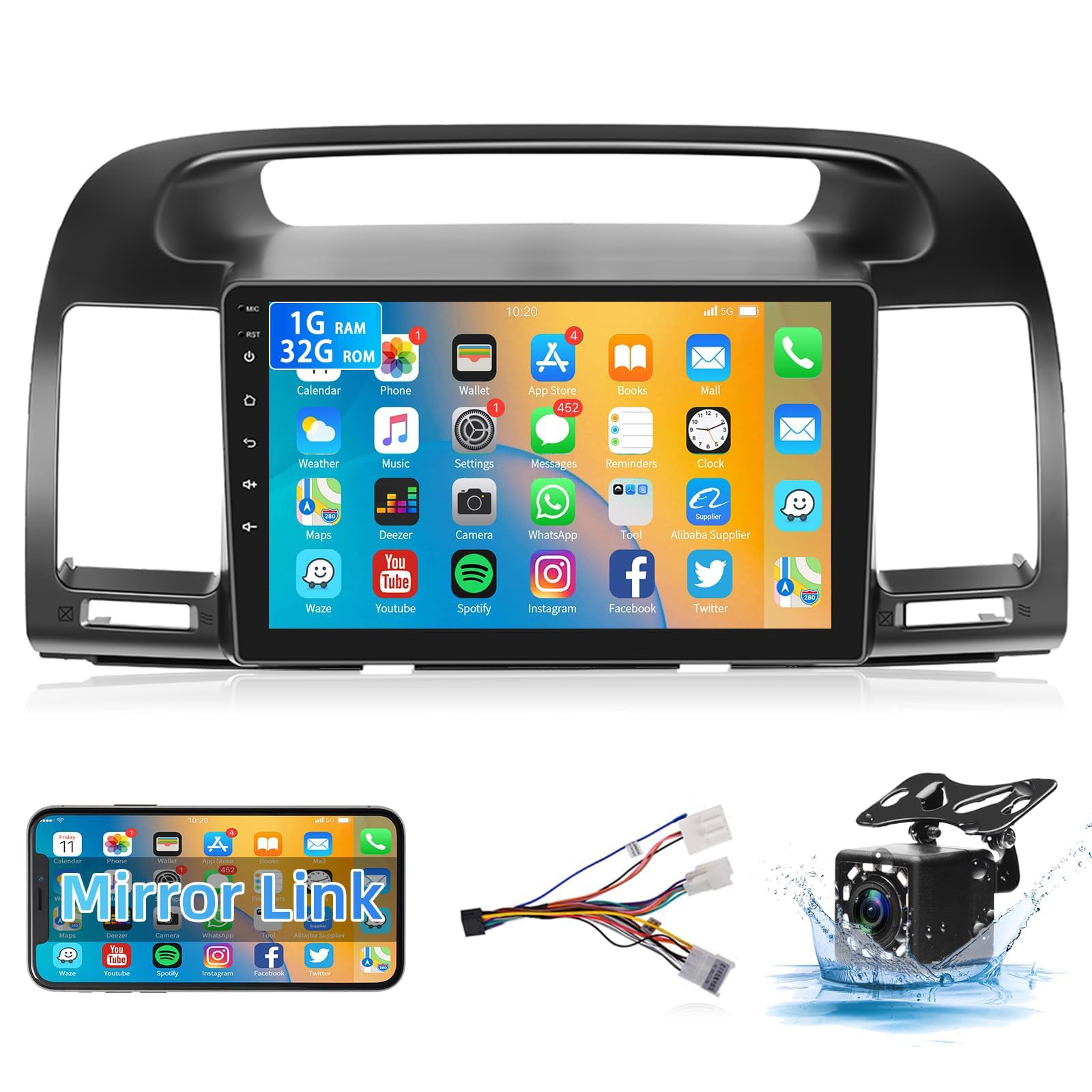 2000-2006 Toyota Camry Android Car Stereo - 9