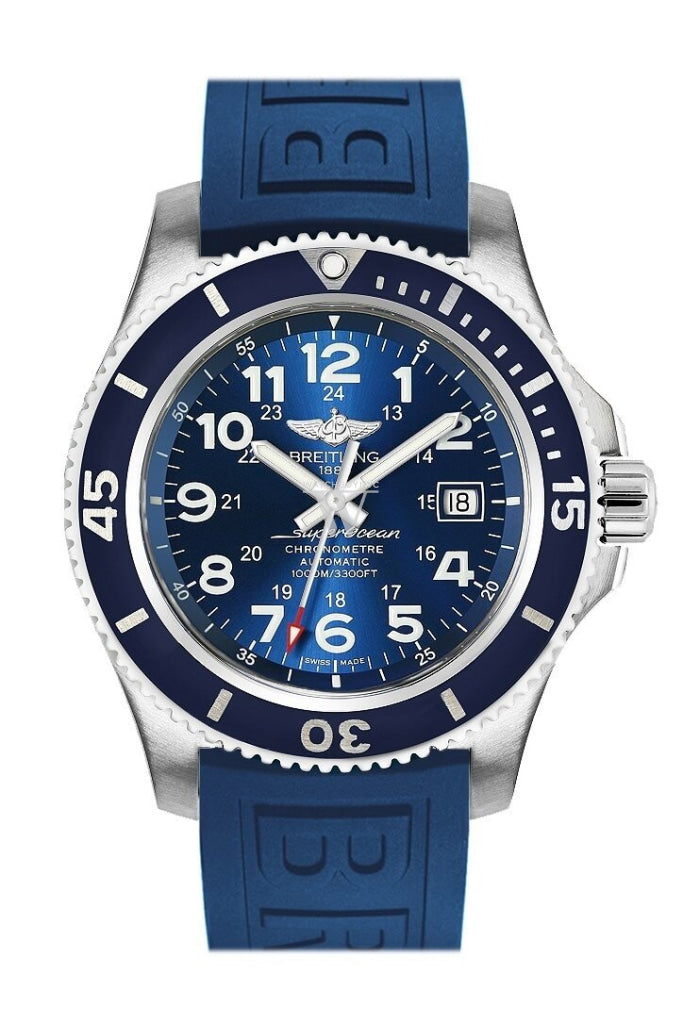 Breitling Superocean II 44mm Men's Luxury Dive Watch A17392D8/C910 158S - Perfect for Water Sports & Professional Diving