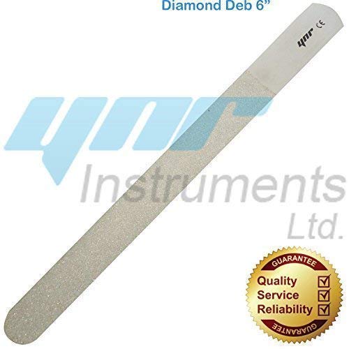 Professional Stainless Steel Diamond Dust Nail File - Double Sided Foot Care Tool for Pedicure, Manicure & Podiatry | Durable Chiropody File for Salon, Home & Professional Use