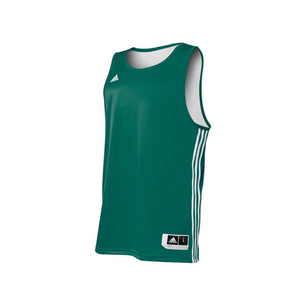 adidas Men's Reversible Basketball Practice Jersey - Breathable Mesh Sports Shirt for Training & Games - Perfect for Gym, Court & Casual Wear
