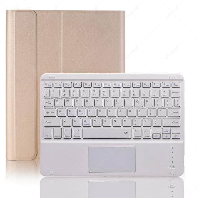 Magnetic Detachable Keyboard Case for iPad Air 5 with Trackpad & Apple Pencil Slot - Perfect for Work, Study & Travel
