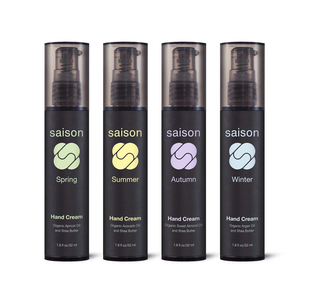 Saison® The Seasons Hand Cream Gift Set - 4 Pack Luxury Moisturizing Hand Cream for Dry Skin - Perfect for Holidays, Gifts, Travel & Daily Skincare Routine