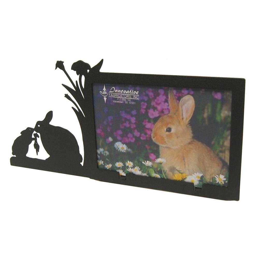 Bunny Rabbit 3X5 Horizontal Picture Frame - Decorative Wall Photo Display for Home, Nursery & Office Decor | Innovative Fabricators, Inc.