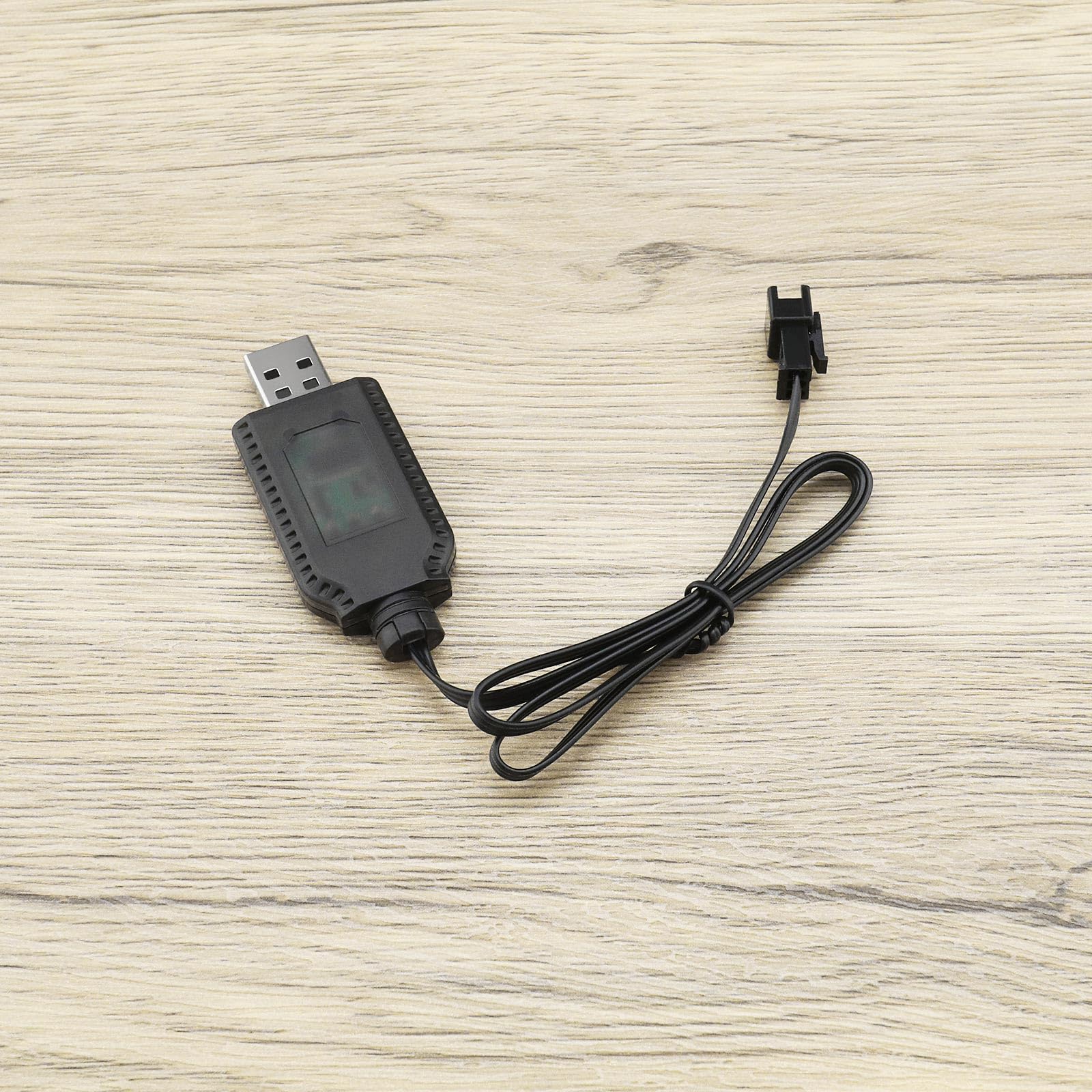2Pcs SM-3P to USB Charging Cable for LiPo Batteries - Compatible with RC Cars, Drones, Remote Control Toys, LED Lights & Security Devices - Fast Charging Accessory with SM-3P Connector (Perfect for Hobbyists & DIY Electronics Projects)