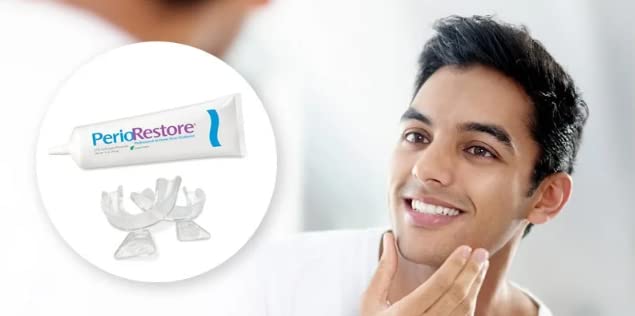 Ounce Tube Periodontal Treatment Gel - Hydrogen Peroxide Oral Cleansing Gel for Teeth Whitening & Gum Health, Mint Flavor (No Boil & Bite Trays) | Perfect for Daily Oral Care & Dental Hygiene Routine