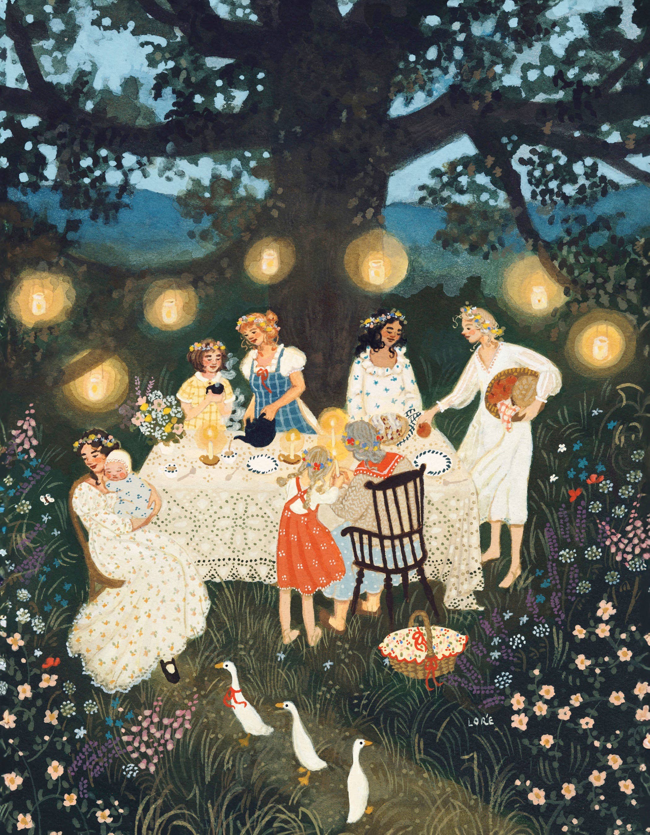 Midsummer's Eve Mini Jigsaw Puzzle - 100 Piece Small Puzzle for Adults & Kids - Perfect for Family Game Night, Travel & Relaxation