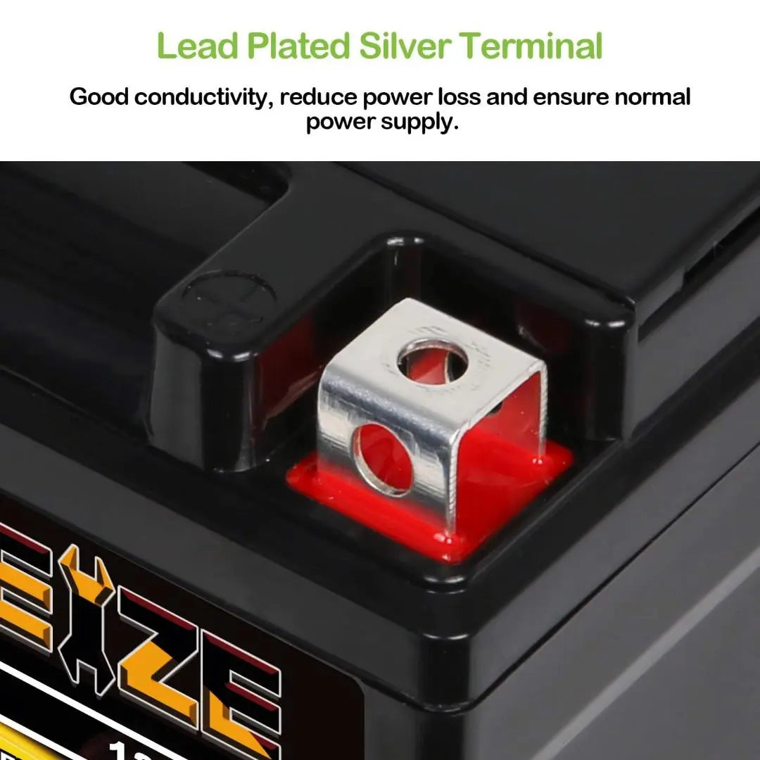 WEIZE YTZ7S BS 12V 6Ah High Performance AGM Motorcycle Battery - Maintenance Free, Compatible with Honda TRX450ER TRX450R ATV - Perfect for Off-Road Adventures and Long Rides