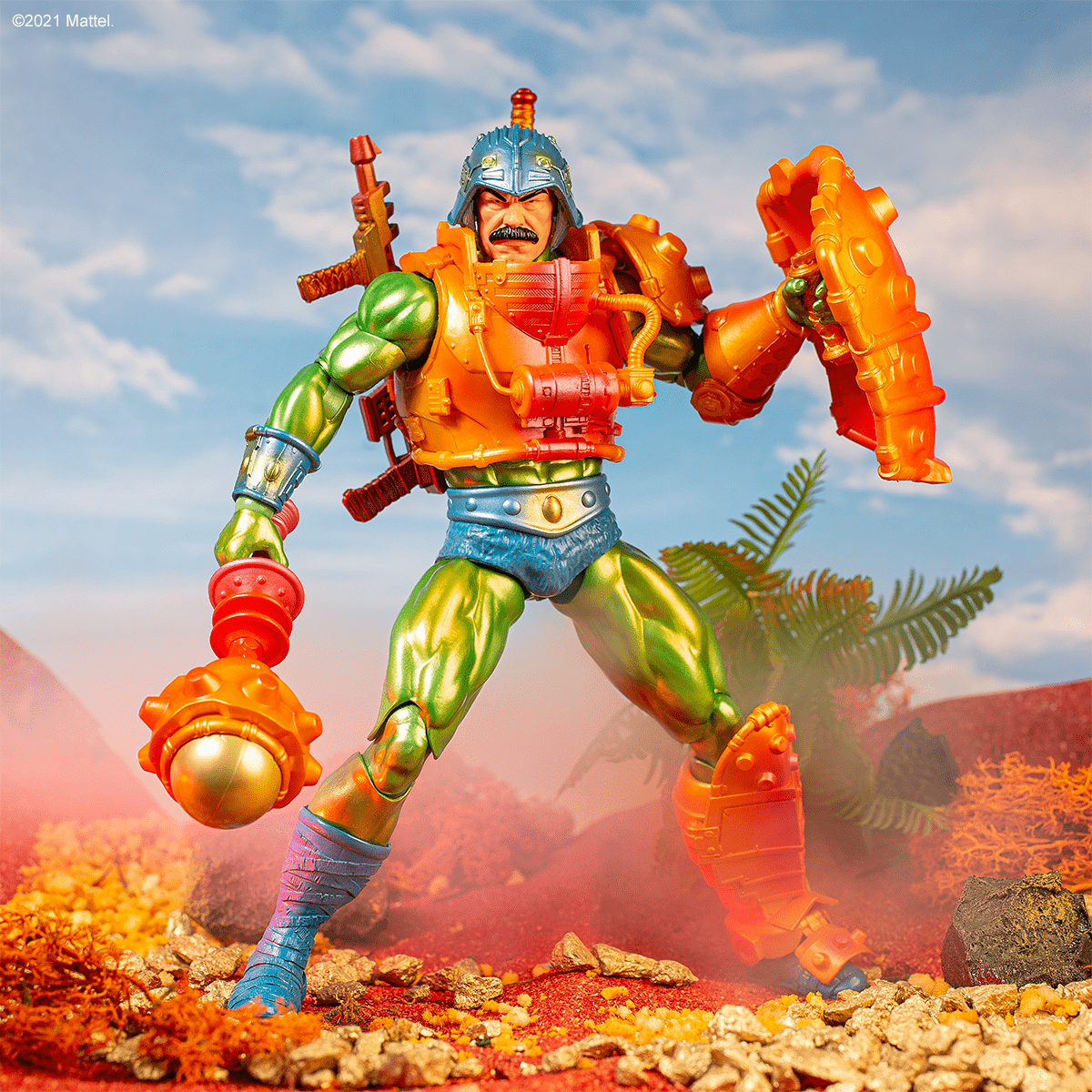 Masters of the Universe Man At Arms 1/6 Scale Action Figure - MOTUbi Variant Collectible for Display & Role Play | Perfect for Fans, Collectors & Home Decor