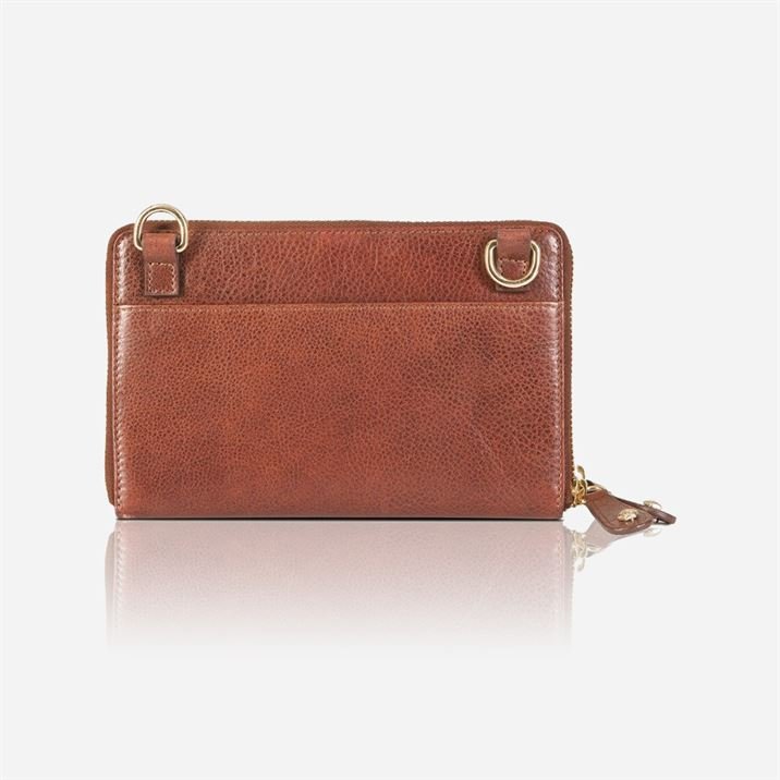 Jekyll & Hide Zulu Women's Travel Purse in Tan - Stylish Crossbody Bag for Vacation, Daily Commute & Shopping