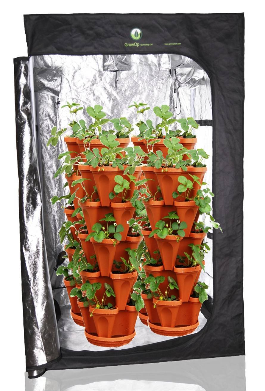 Mr Stacky Vertical Gardening Planters - Stackable Pots for Any Grow Medium (Soil, Hydroton, Perlite) - Hydroponic & Aquaponic System - DIY Container Garden for Indoor/Outdoor Plants - Perfect for Small Spaces, Balconies & Urban Gardening