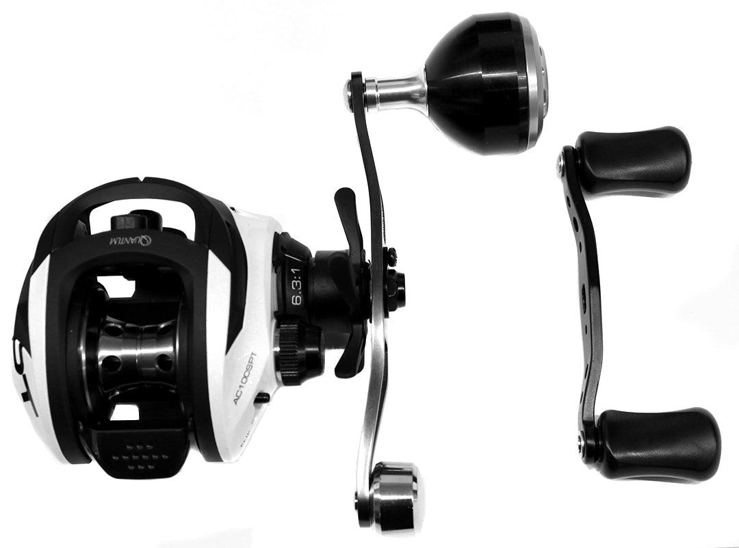 Jigging World Power Handles for Quantum Baitcasting Reels - Upgrade Your Fishing Gear for Saltwater & Freshwater Angling