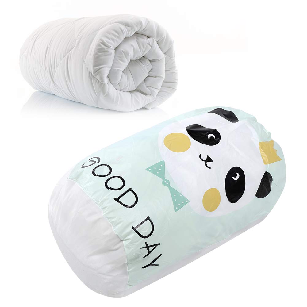 Large Washable Drawstring Storage Bags for Closet Organizer - Panda Print Quilt, Clothes & Blanket Dustproof Organizer | Perfect for Comforters, Bedding Storage & Seasonal Wardrobe Organization
