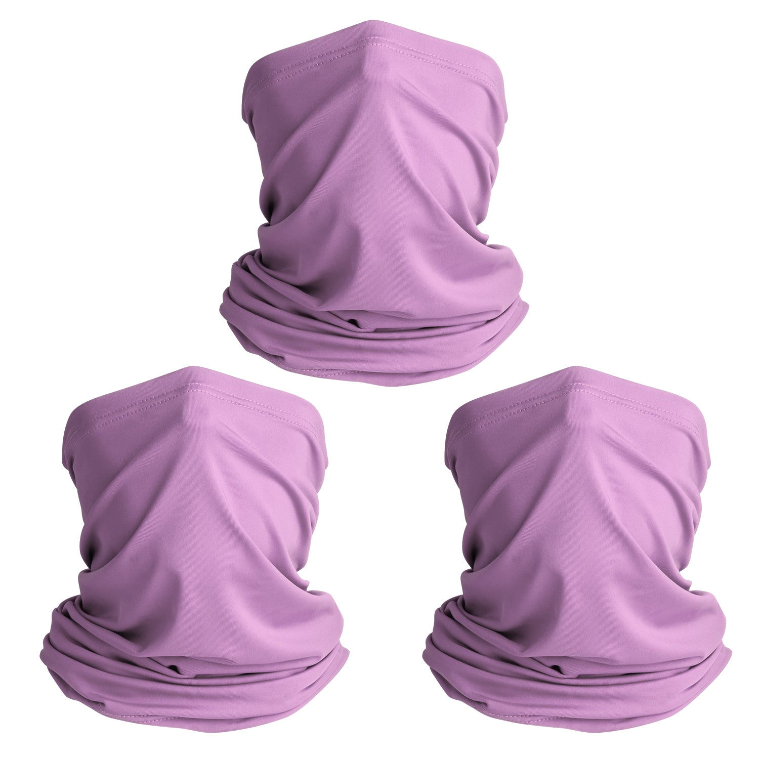 TJKL100 Bandanas Neck Gaiter 3-Pack - Breathable Face Cover for Outdoor Activities, Hiking, Cycling & Sports - UV Protection & Moisture-Wicking Fabric