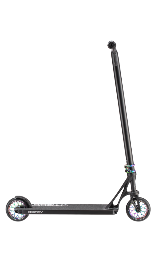 Envy Prodigy X Scooter - High Performance Kick Scooter for Adults & Teens - Black/Oil Slick Color - Perfect for Commuting, Tricks & Urban Riding