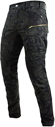 John Doe Stroker Cargo XTM Motorcycle Pants - Stretchable & Breathable Riding Pants with CE Armor Protectors for Men - Perfect for Street Biking, Touring & Commuting