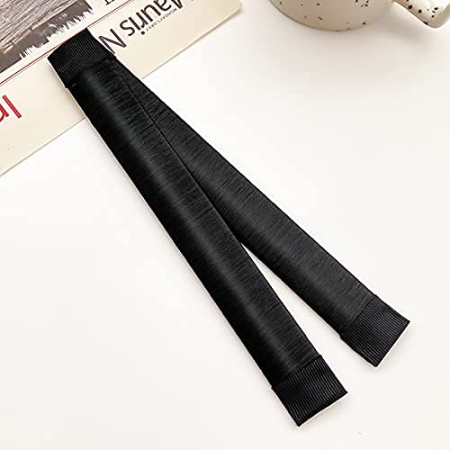 Best Hair Bun Maker for Women & Girls – French Twist Hairstyle Tool, DIY Donut Doughnut Hair Crown Shaper (2-Pack, Small Size, Black) – Perfect for Updos, Weddings & Everyday Styling