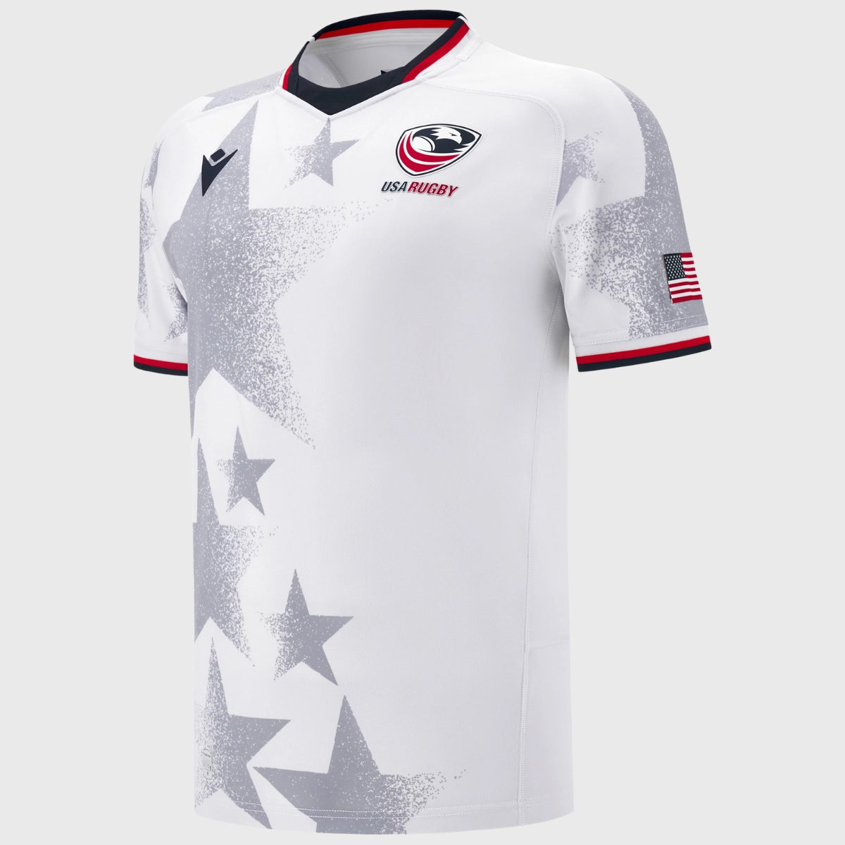 Macron USA Men's Away Replica Rugby Shirt 2025 - Official Jersey for Rugby Fans & Sports Enthusiasts | Perfect for Games, Training & Casual Wear