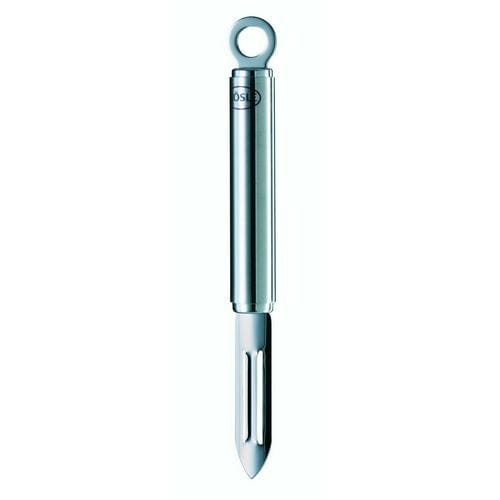 Rosle Stainless Steel Vegetable Peeler - Sharp Ergonomic Kitchen Peeler for Potatoes, Carrots & Fruits - Perfect for Home Cooking, Meal Prep & Professional Chefs