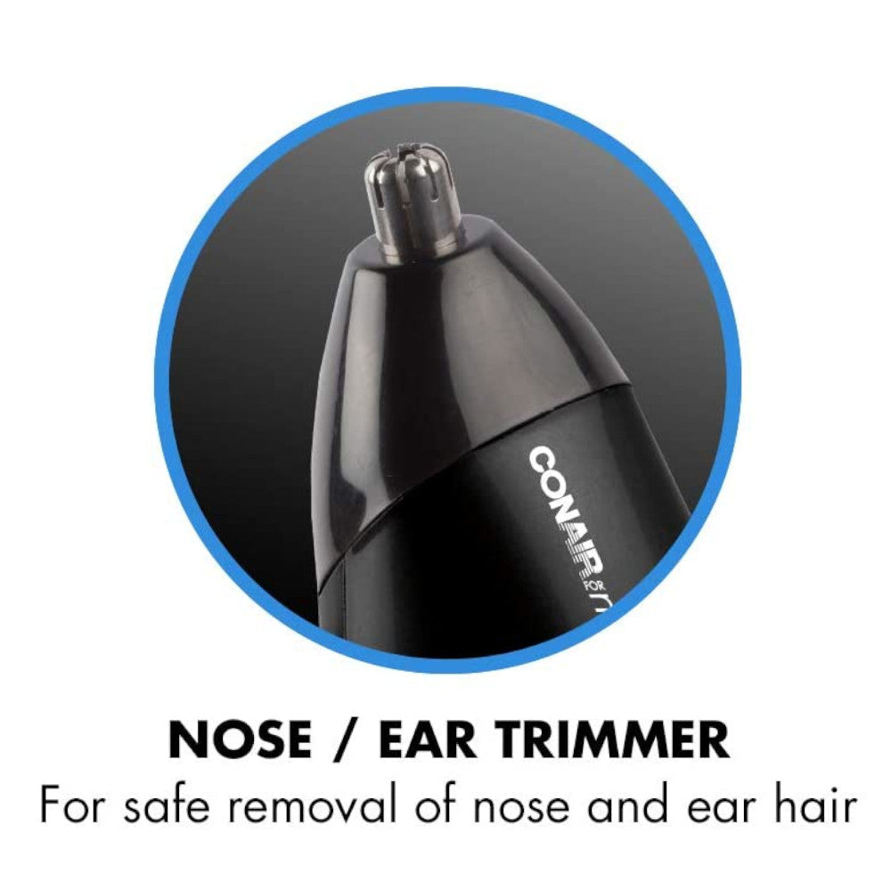 CONAIR Cordless Beard Trimmer & Hair Clipper for Men - Rechargeable Multi Grooming Kit with Adjustable Settings - Perfect for Home, Travel & Professional Use