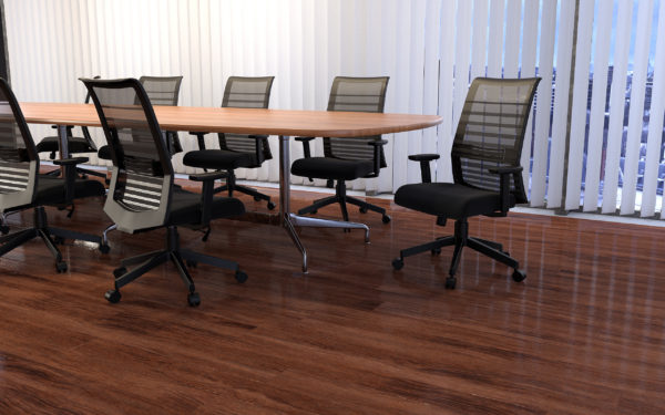 Ergonomic Boss Horizontal Mesh Back Task Chair with Synchro Tilt Mechanism B6566 - Perfect for Office, Home Workspace & Conference Rooms