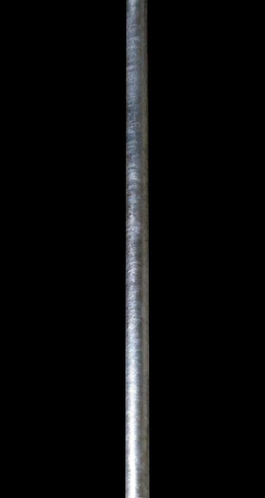 12英寸Galvanized Downrod DRD-GV-12 - 耐用吊扇配件，适用于户外露台、庭院和门廊
