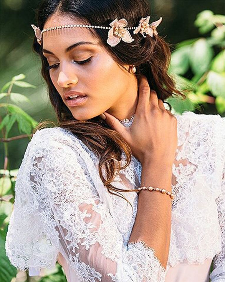 Kezani Eloise Pearl Bridal Bracelet - Elegant Wedding Jewelry for Brides, Bridesmaids & Special Occasions