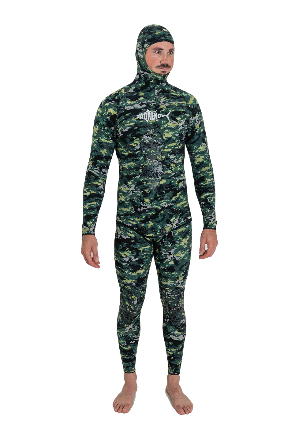 Adreno Invisi Skin 5mm Lined 2 Piece Wetsuit for Men & Women - Premium Neoprene Scuba Diving & Snorkeling Suit for Cold Water Protection