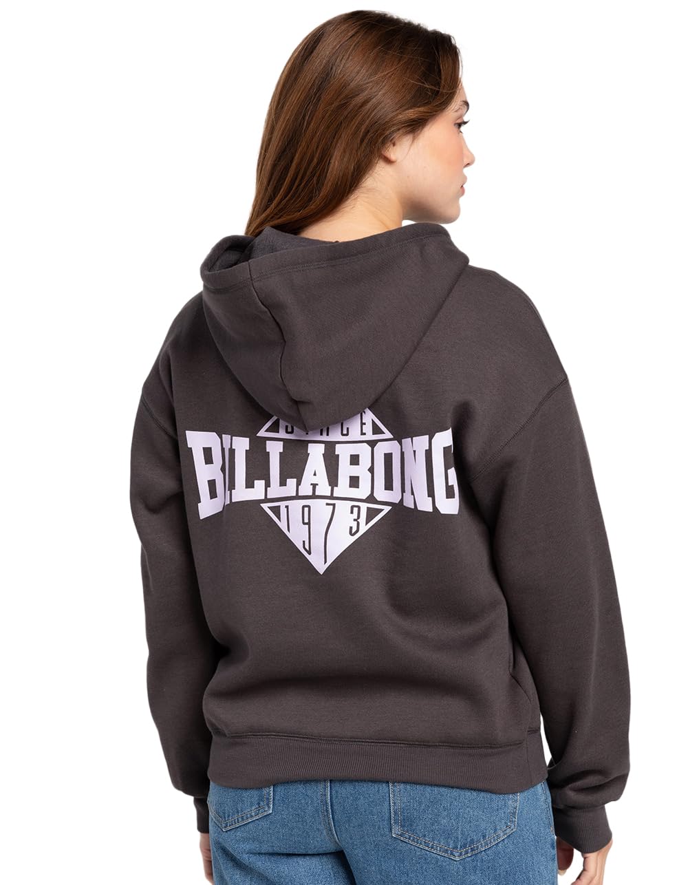 Billabong Women's Born on The Beach Graphic Sweatshirt - Soft Cotton Pullover Hoodie for Casual Wear & Beach Outings
