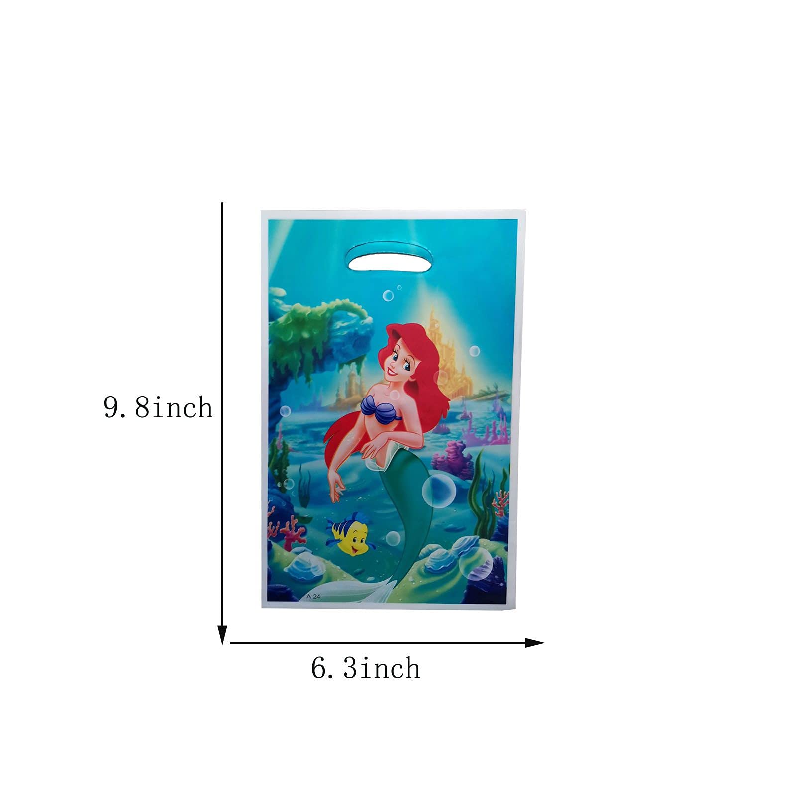 30PCS Mermaid Gift Bags - Premium Mermaid-Themed Party Favors for Kids Birthday, Baby Shower & Special Events - Treat Bags for Candy, Goodies & Small Gifts - Perfect for Mermaid Birthday Party Decorations & Ocean Theme Celebrations