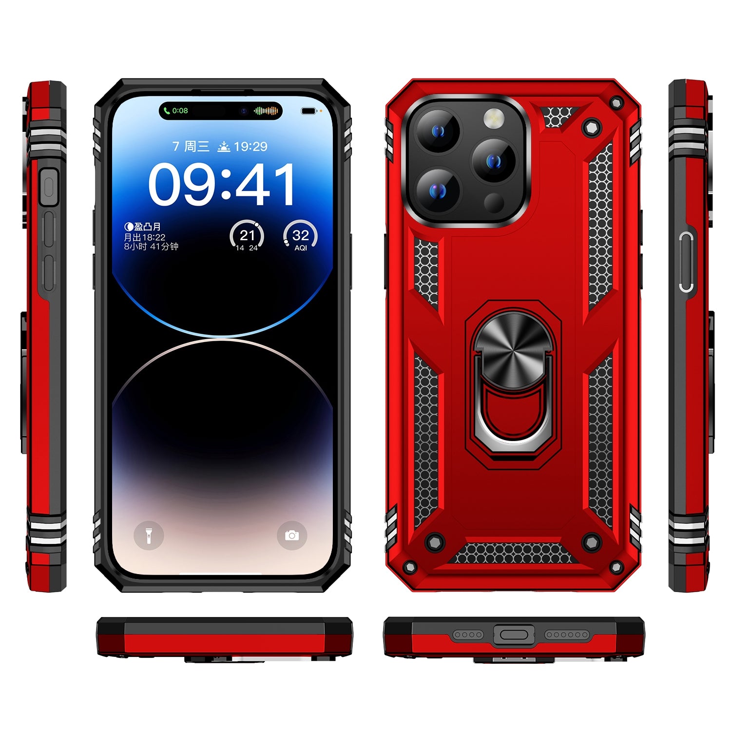 Premium Shockproof Case for iPhone 15 Pro - Slim Protective Cover with Military-Grade Drop Protection - Perfect for Outdoor, Travel & Daily Use